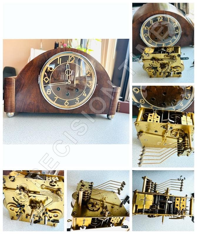Horloge de cheminée avec carillon de Westminster