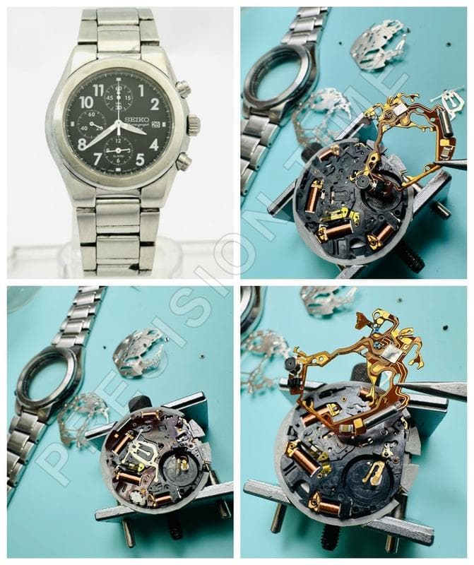 Chronographe Seiko en titane