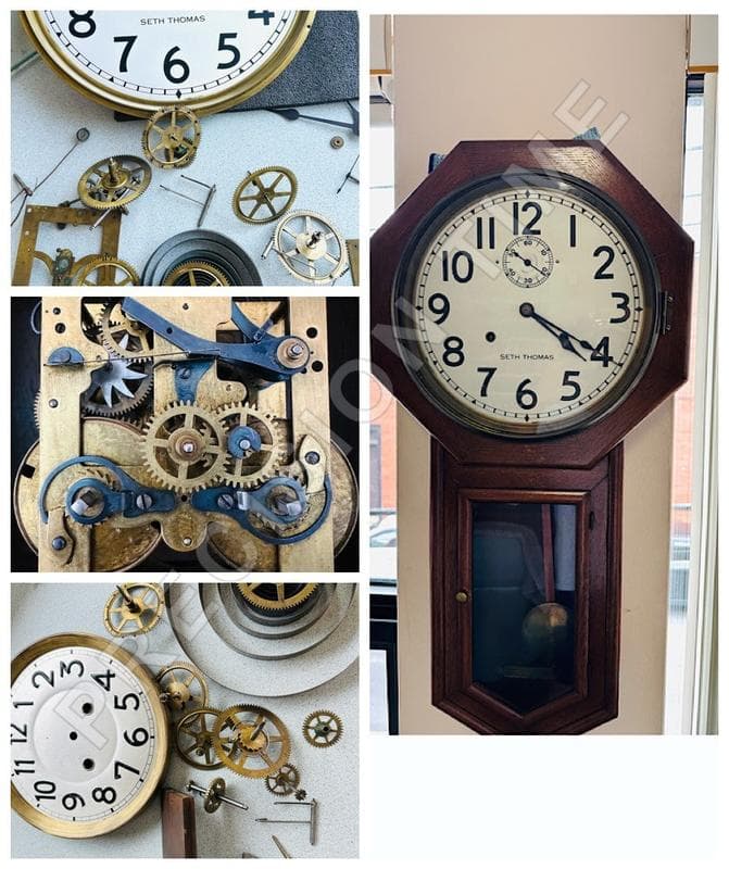 Horloge murale « World » de Seth Thomas
