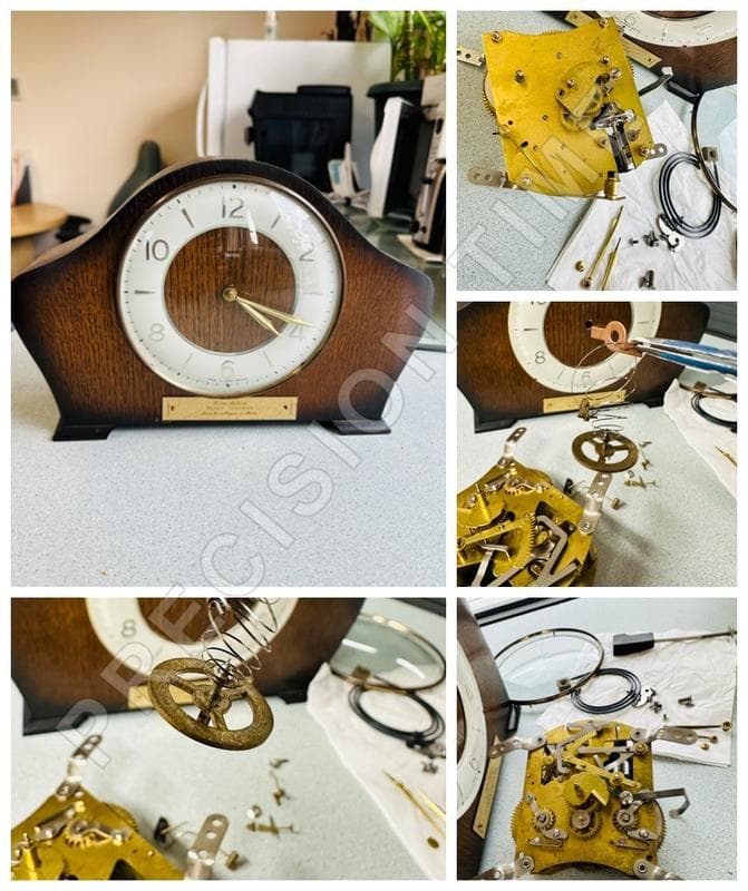 Horloge de cheminée Art déco de chez Smiths